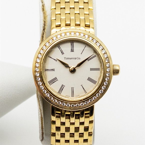Tiffany & Co. Accessories - STUNNING! TIFFANY AND CO 18K 1 CT DIAMOND WATCH!